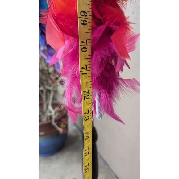 💜Rainbow Feather Boa with LED Lights – 75” – Festival, Pride, Costume Flair - Picture 3 of 5